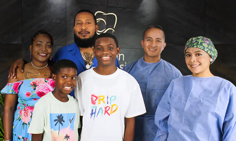 couple of patients using invisalign clear aligners